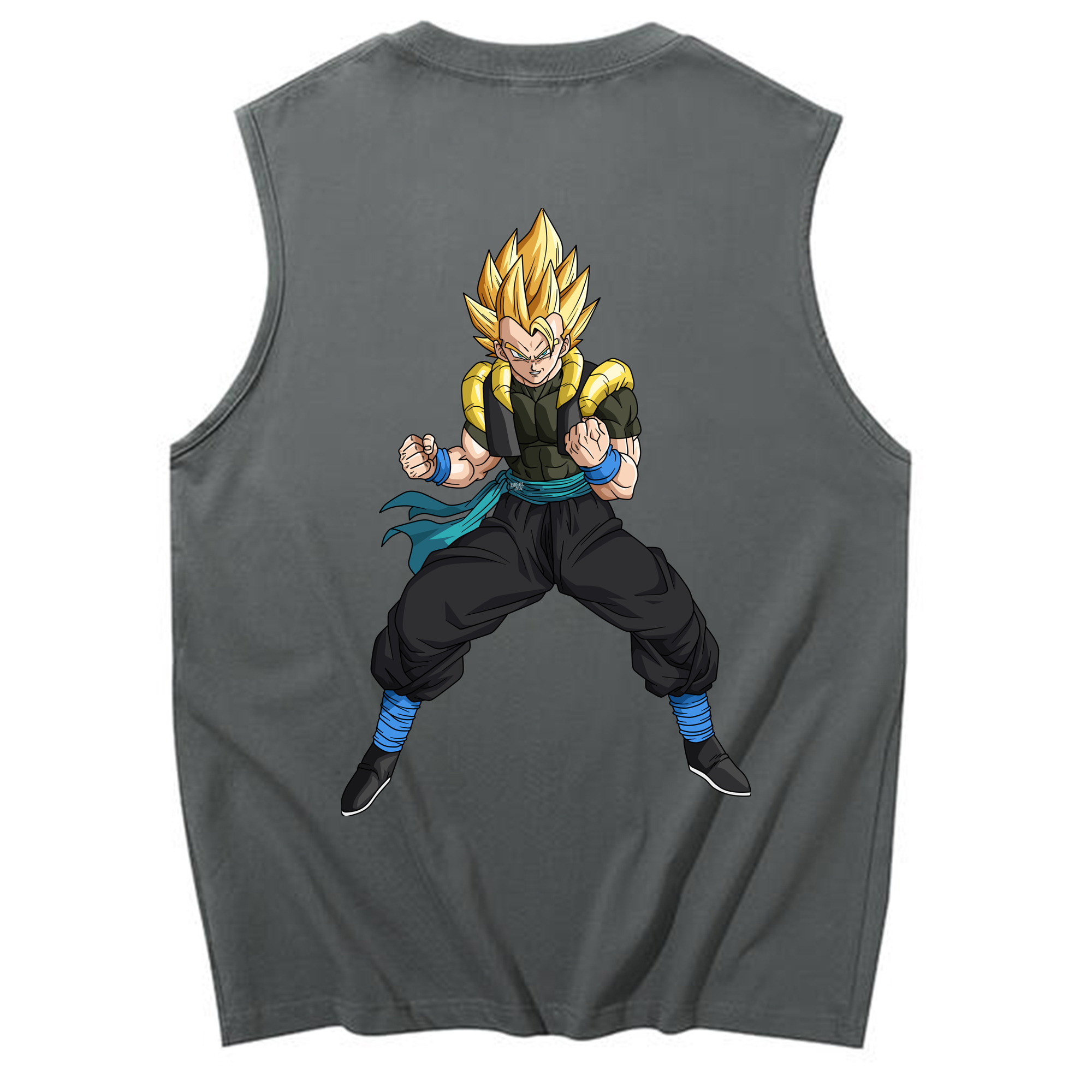 （画像用） ドラゴンボール ベジータ四世（Bejīta Yonsei）DRAGON BALL Vegeta IV コットン100％タンクトップ（背面プリント）